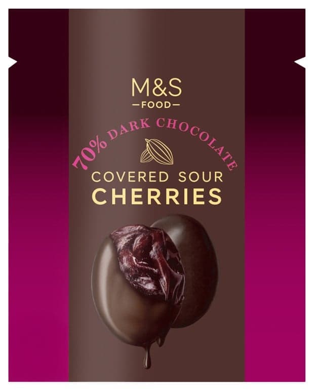 Marks & Spence Cherries in Dark Chocolate