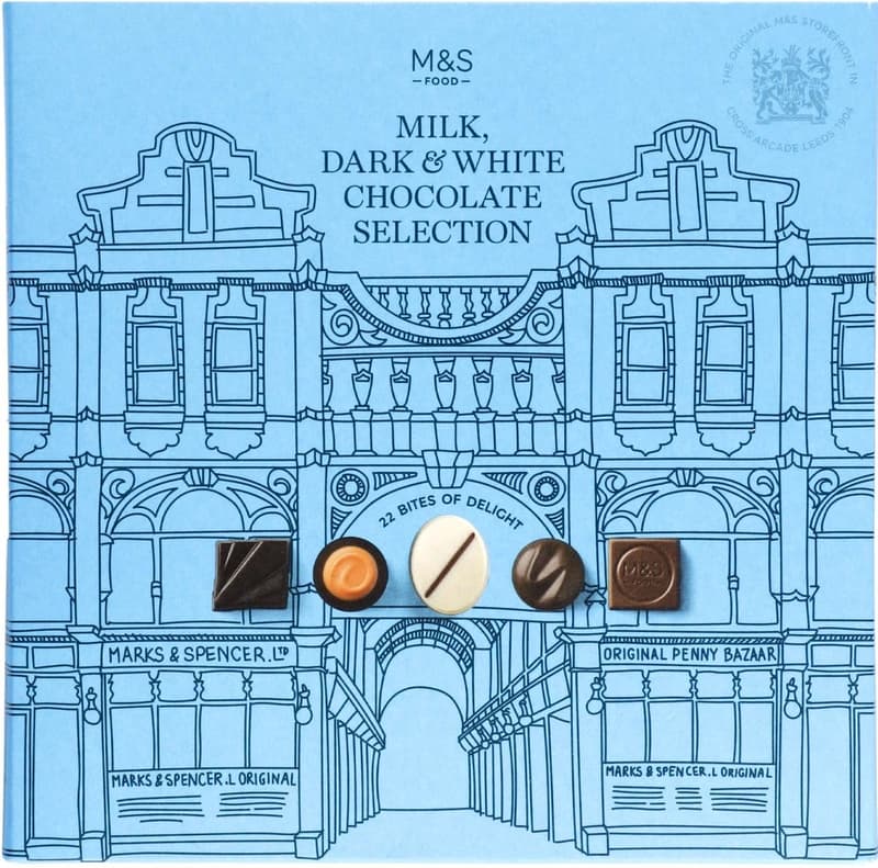 Marks & Spencer Collection of chocolate candies with different fillings