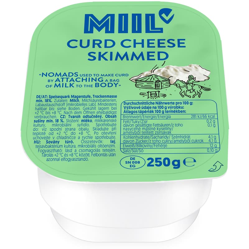  Miil Curd Cheese Skimmed