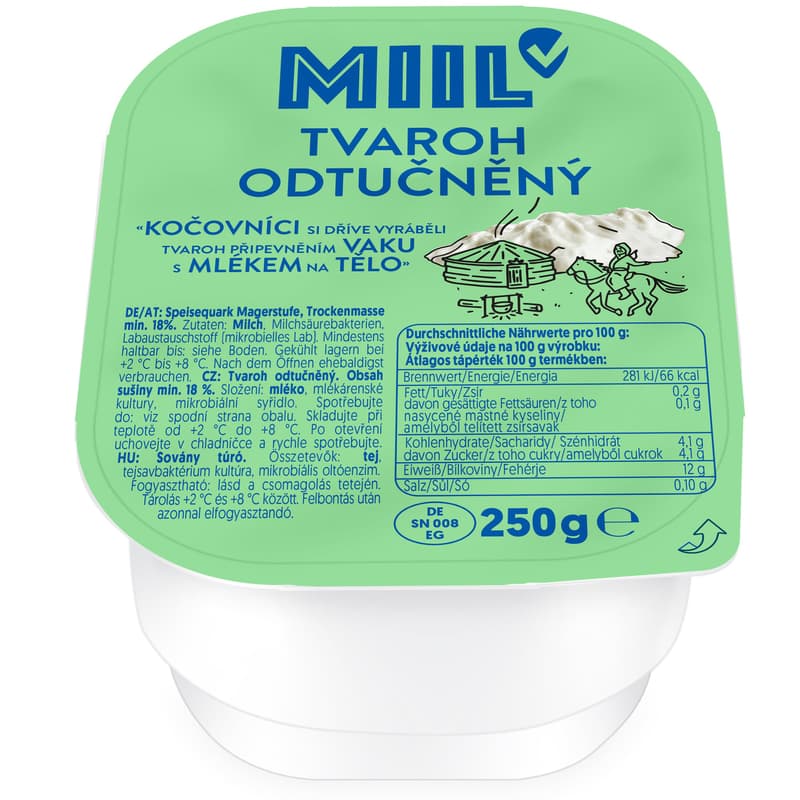  Miil Curd Cheese Skimmed