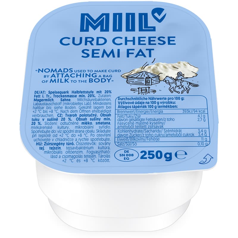 Miil Tvaroh polotučný