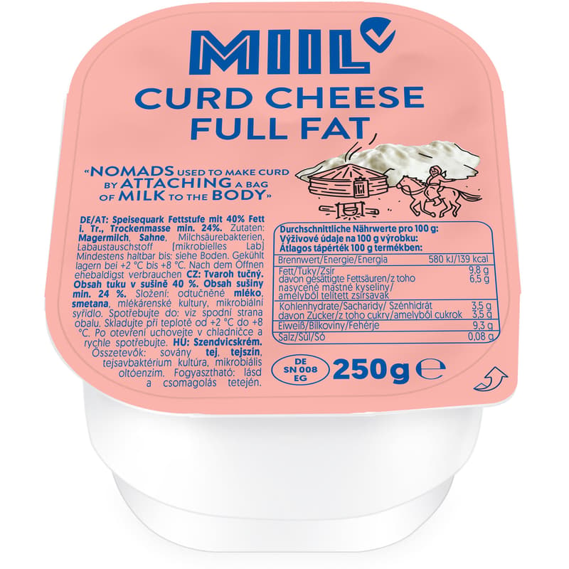 Miil Curd Cheese Full Fat