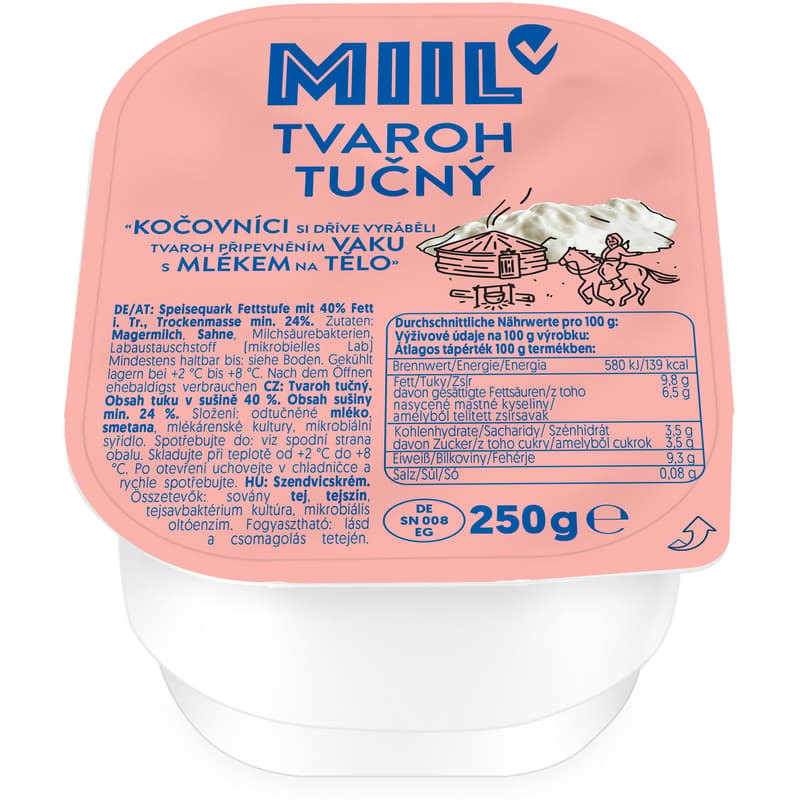 Miil Curd Cheese Full Fat