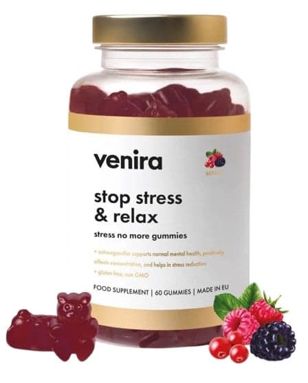 Venira Stop stress&relax gummies forest berries 60pcs