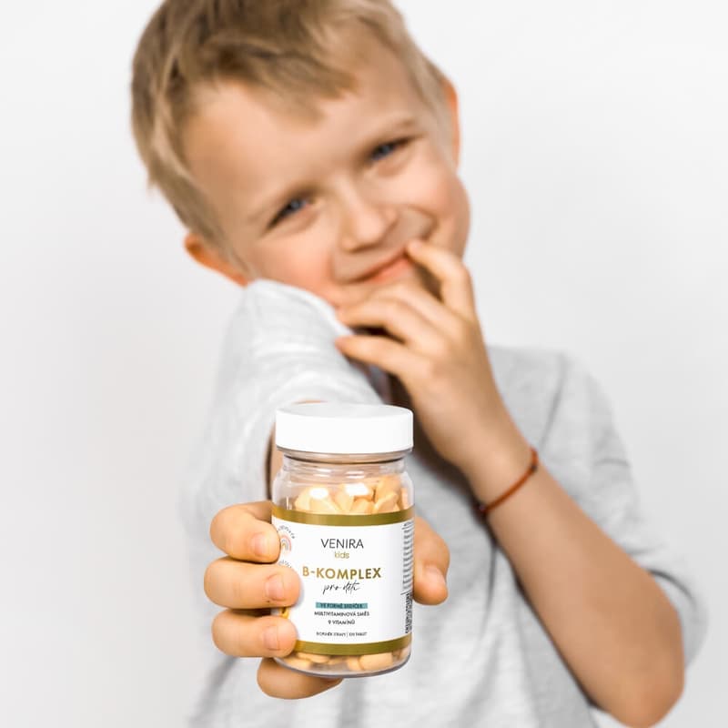 Venira kids B-komplex meruňka tbl.120