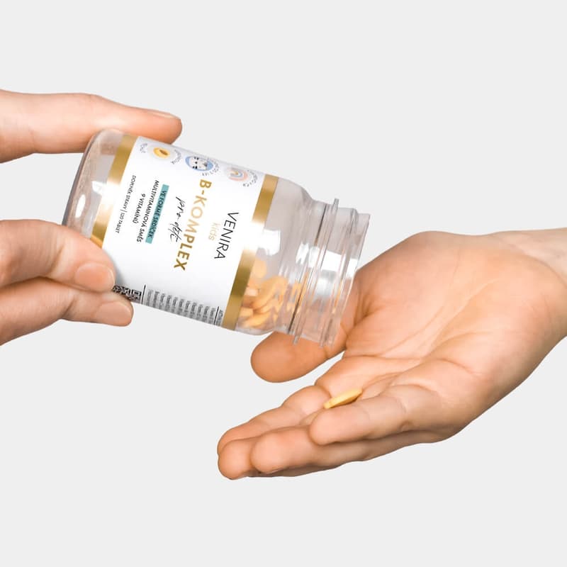 Venira kids B-komplex meruňka tbl.120