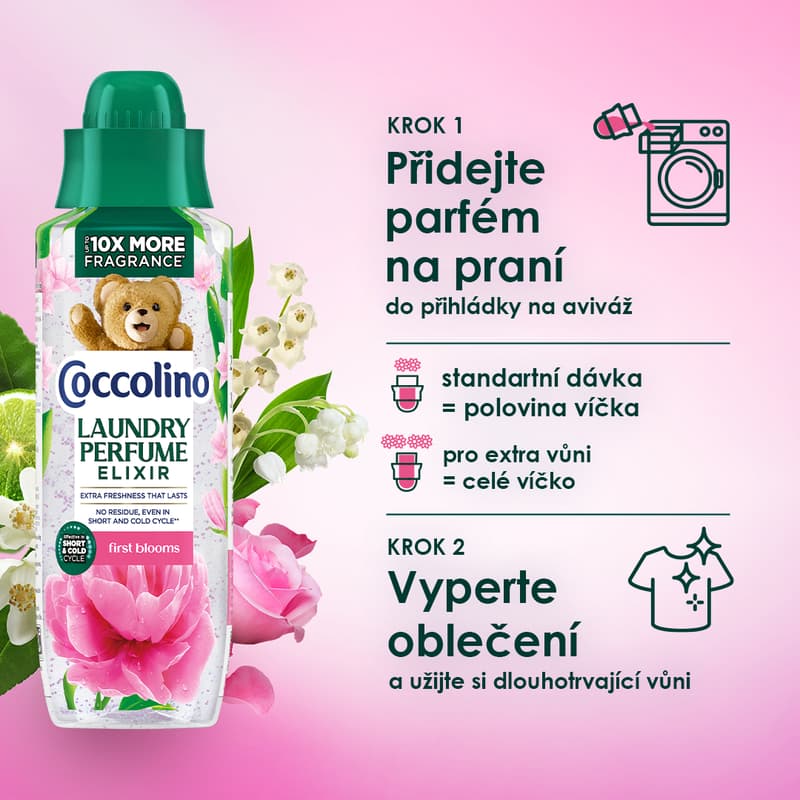 Coccolino First Bloom parfém na praní (0,46 l)