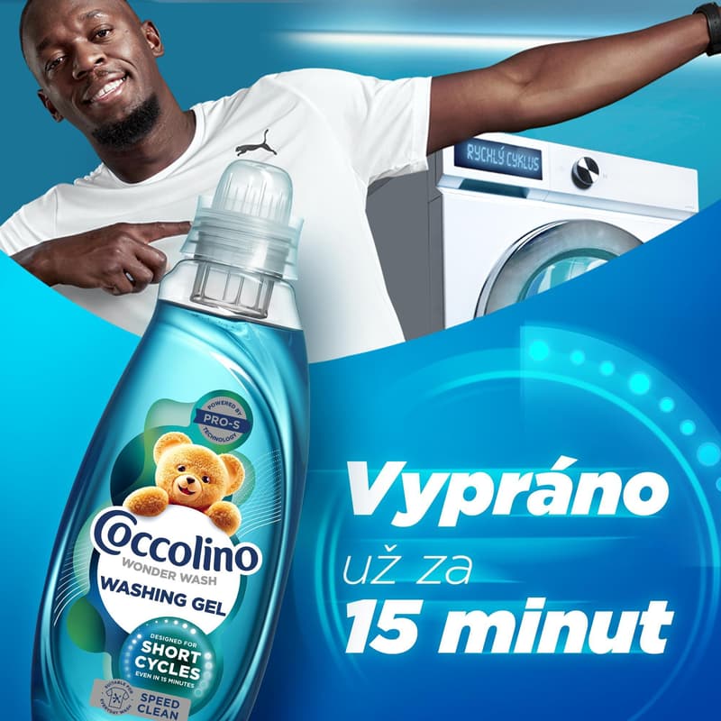 Coccolino Wonder Wash Speed Clean prací gel (1,48 l)