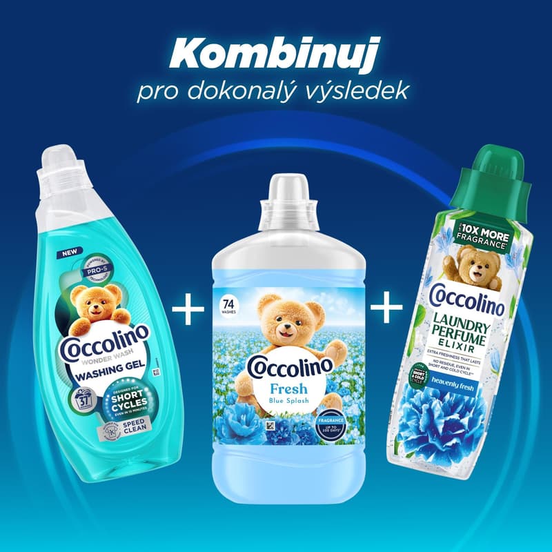 Coccolino Wonder Wash Speed Clean prací gel (1,48 l)