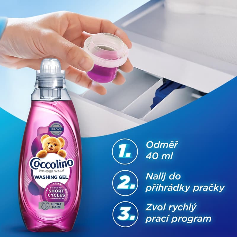 Coccolino Wonder Wash Ultra Care laundry gel (1.48 l)
