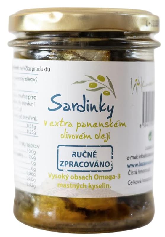 Lozano Červenka Sardinky v extra panenském olivovém oleji