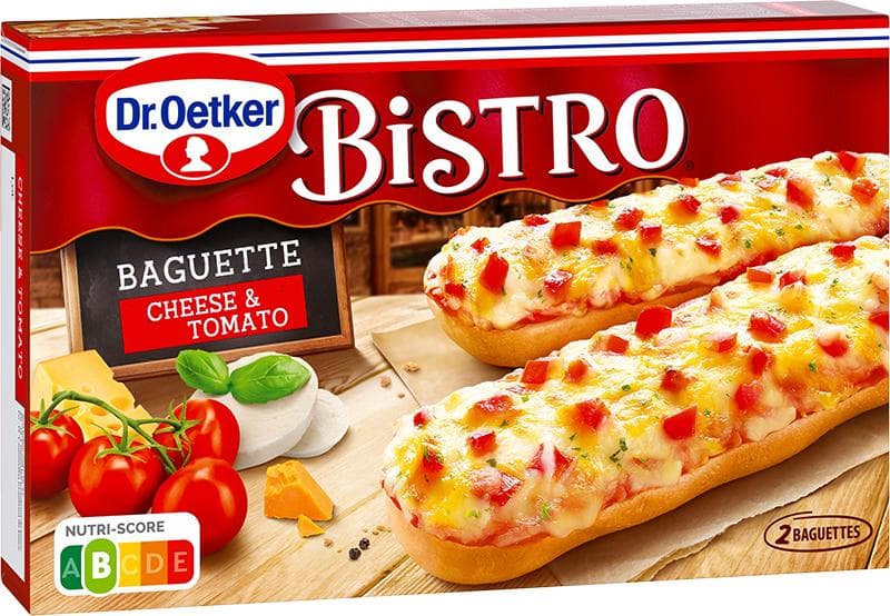 Dr. Oetker Bistro baguette chesse and tomatoes