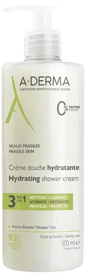 A-DERMA Moisturizing Shower Cream 500ml