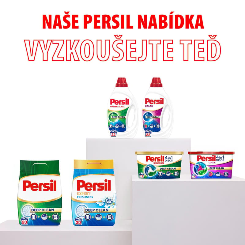 Persil Deep Clean 4v1 Discs Color prací kapsle