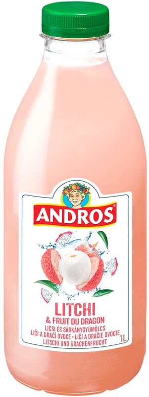 Andros Lychee and dragon fruit 