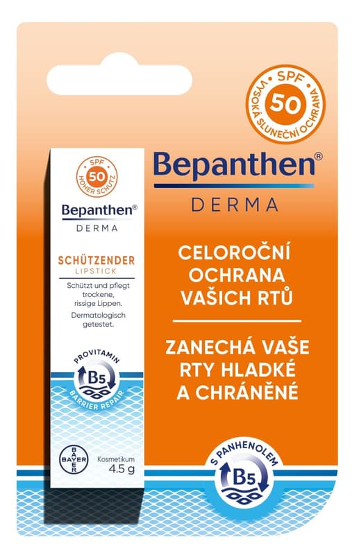 Bepanthen Derma balzám na rty SPF50 4.5g