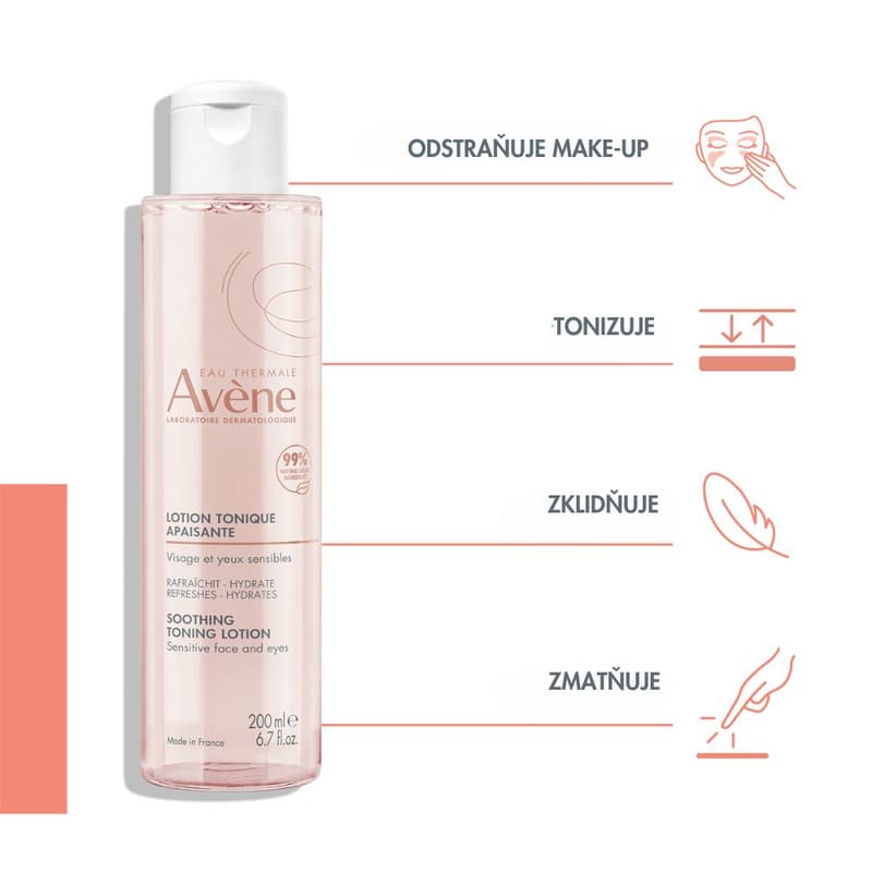 AVENE Zklidňující pleťové tonikum 200ml