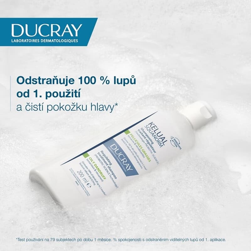 DUCRAY Kelual Squanorm Šampon mastné lupy 200ml
