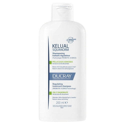 DUCRAY Kelual Squanorm Šampon mastné lupy 200ml