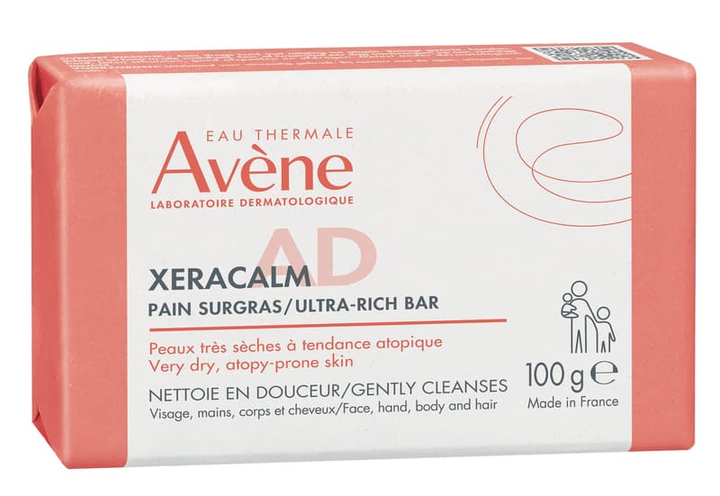 AVENE XeraCalm A.D Ultra vyživuj.mycí kostka 100g
