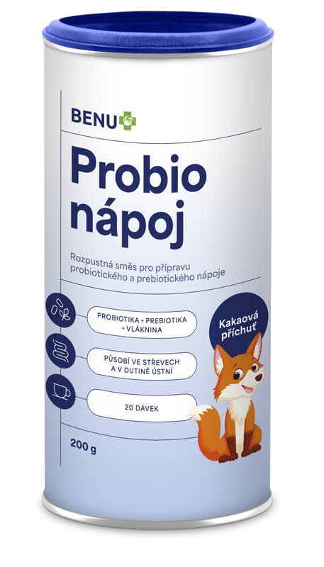 BENU Probio nápoj kakaová příchuť 200g