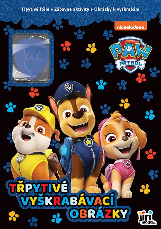 JIRI MODELS Glittery Scratch-Off Pictures Paw Patrol