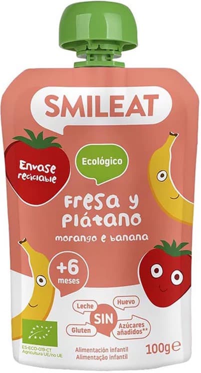 Smileat BIO Kapsička jahoda, banán a karotka