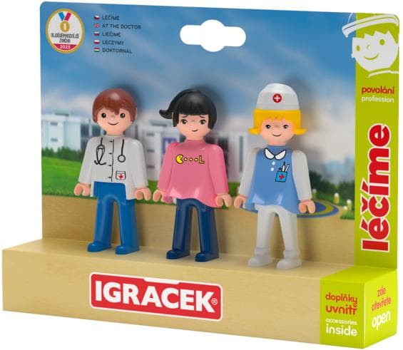 Rohlik.cz Doctor, nurse and patient toy