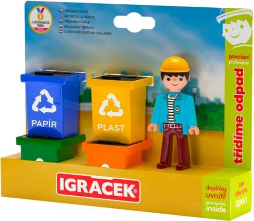 Rohlik.cz Trash can toy figure