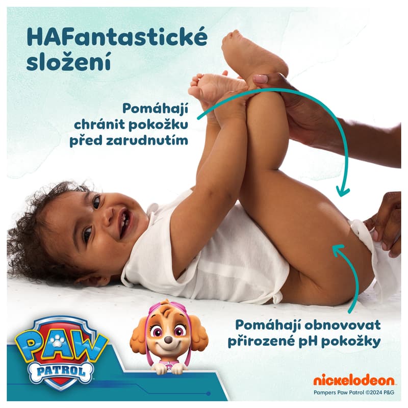 Pampers Harmonie Aqua dětské čisticí ubrousky 3×48 ks