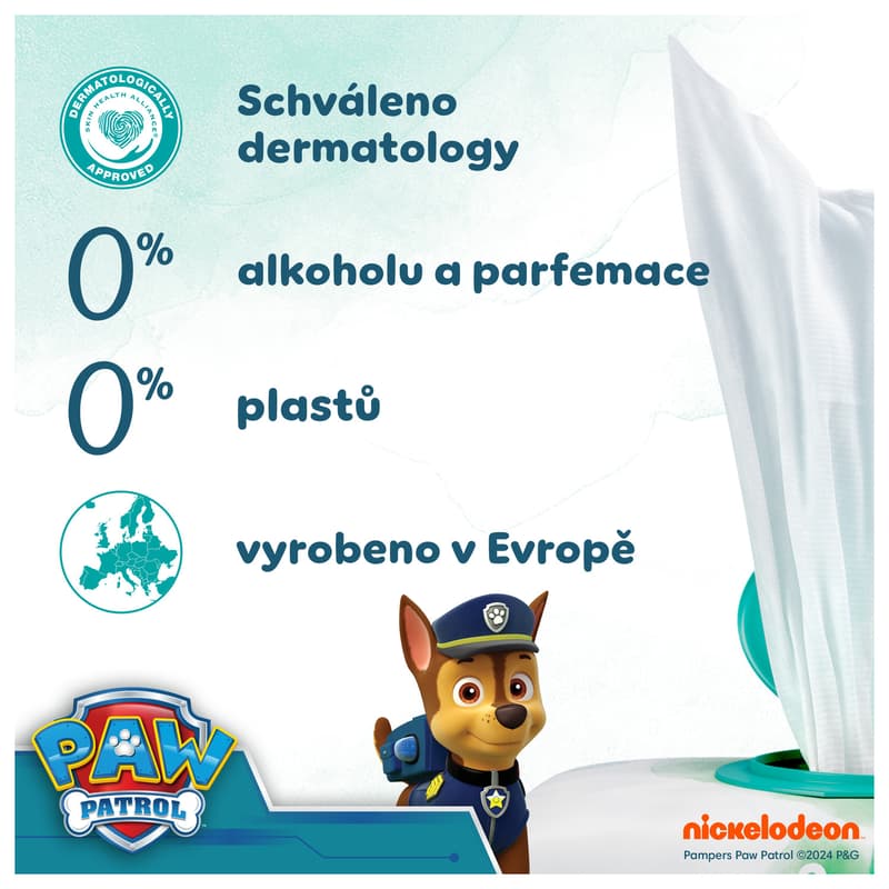 Pampers Harmonie Aqua dětské čisticí ubrousky 3×48 ks