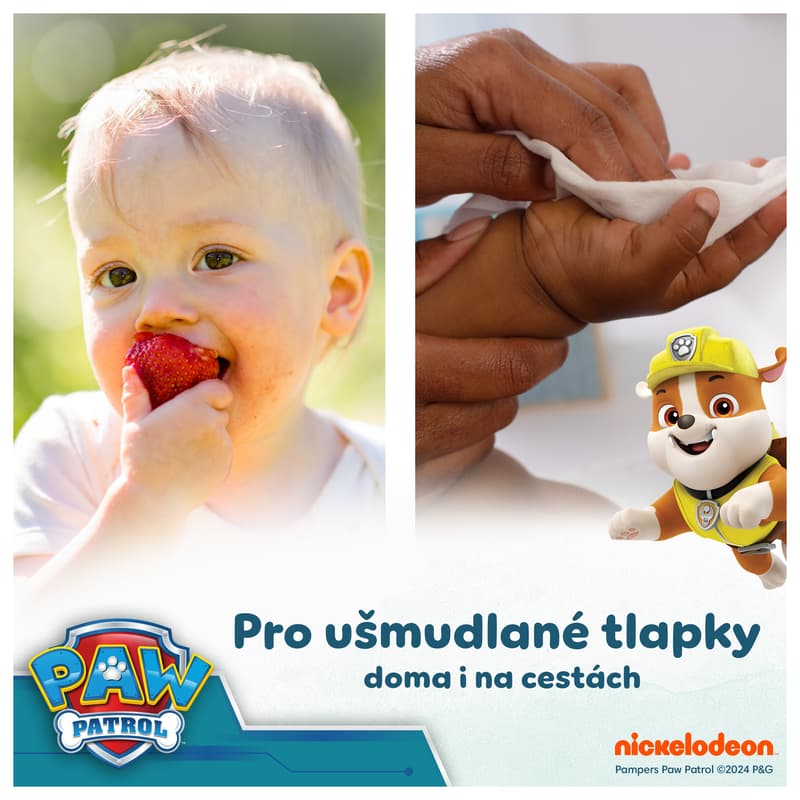 Pampers Harmonie Aqua dětské čisticí ubrousky 3×48 ks
