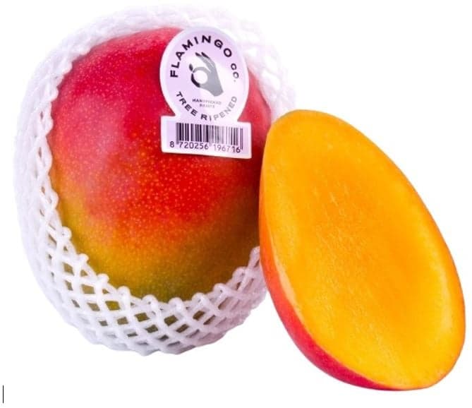 Ripe mango "ready to eat" imported by air