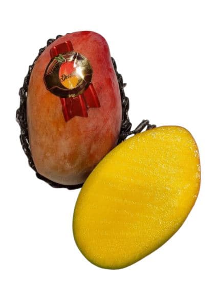 Ripe mango "ready to eat" imported by air