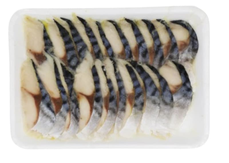 Shime saba slice