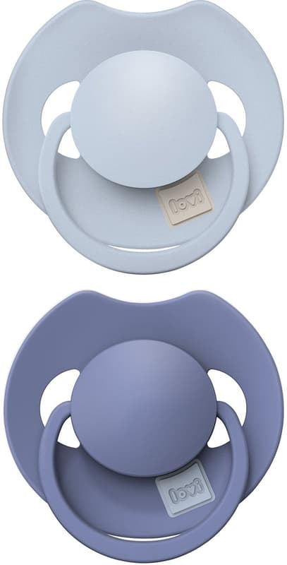 LOVI Silicone Pacifier Dynamic Prime Baby Blue 18+ months