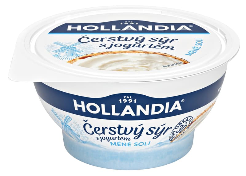 Hollandia Fresh cheese with yogurt less salt