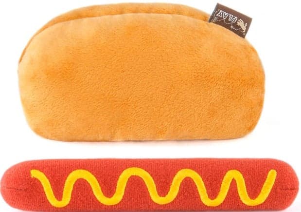 P.L.A.Y. Hot Dog hračka pro psy
