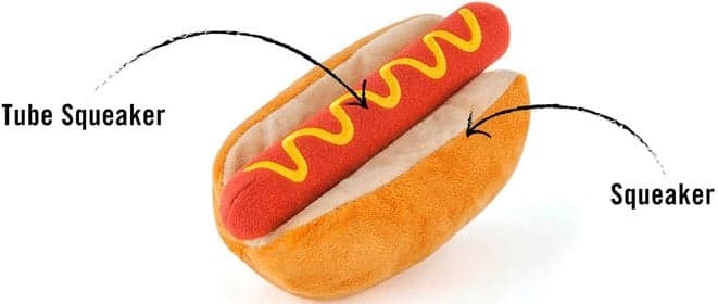P.L.A.Y. Hot Dog hračka pro psy