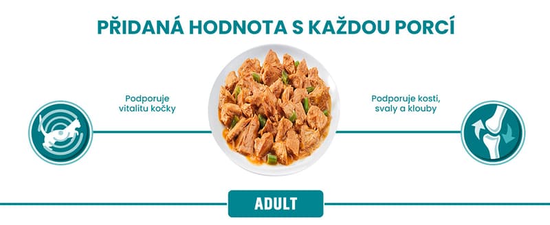 Purina ONE Adult kapsičky pro kočky jehněčí, mořské ryby, kuře, hovězí ve šťávě 40×85 g