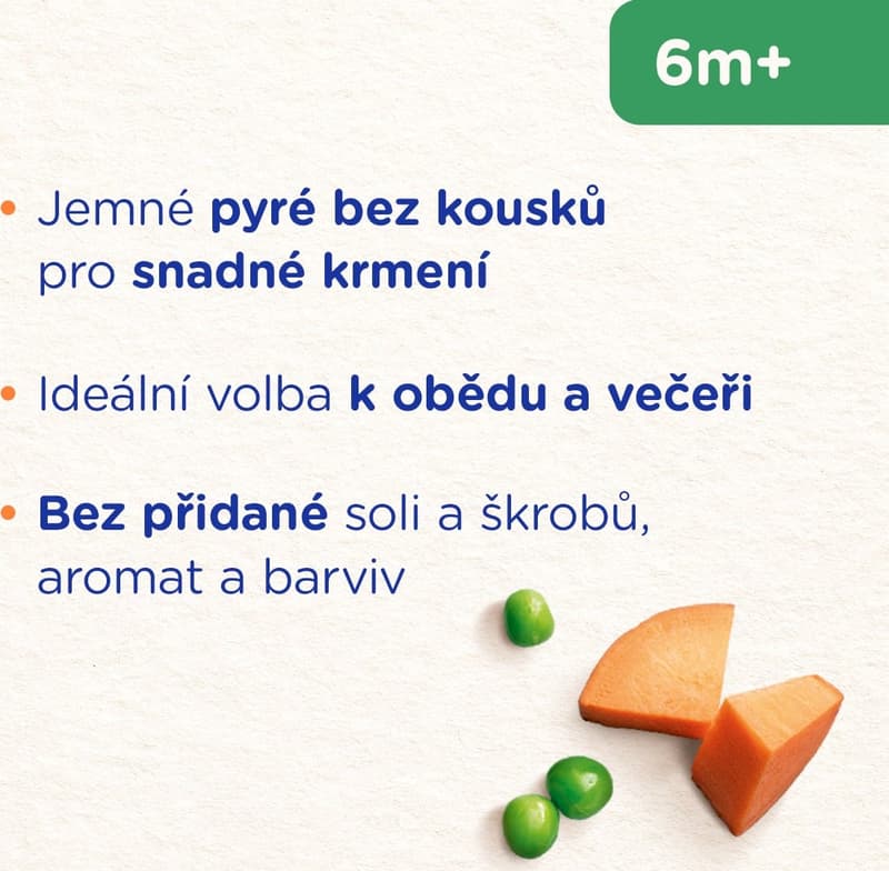 Sunar Příkrm batátová kaše s krůtím masem
