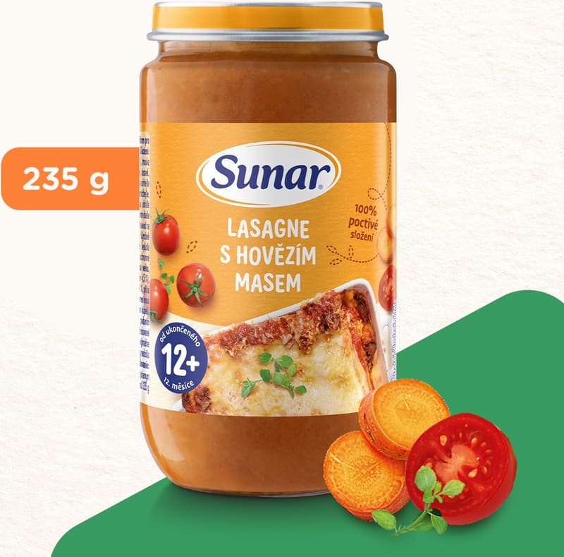 Sunar Příkrm lasagne s hovězím masem