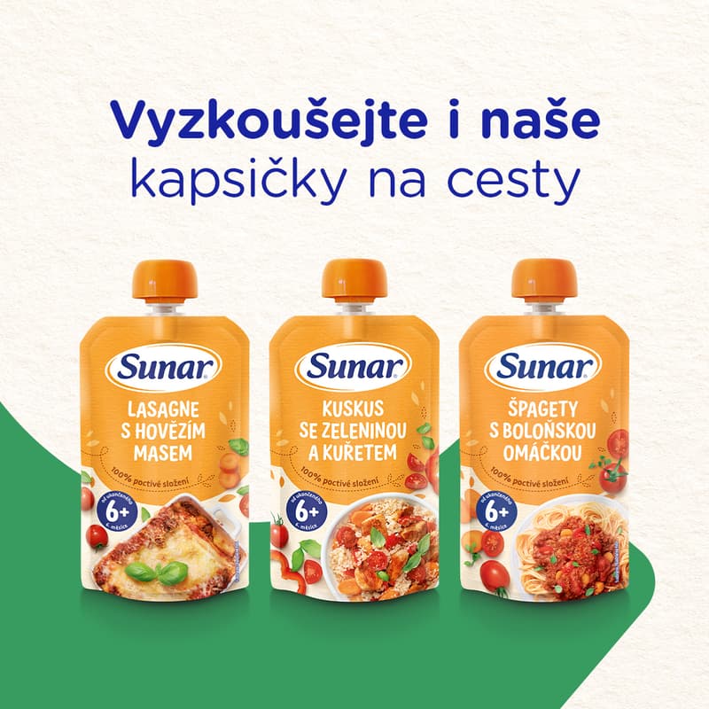 Sunar Příkrm lasagne s hovězím masem