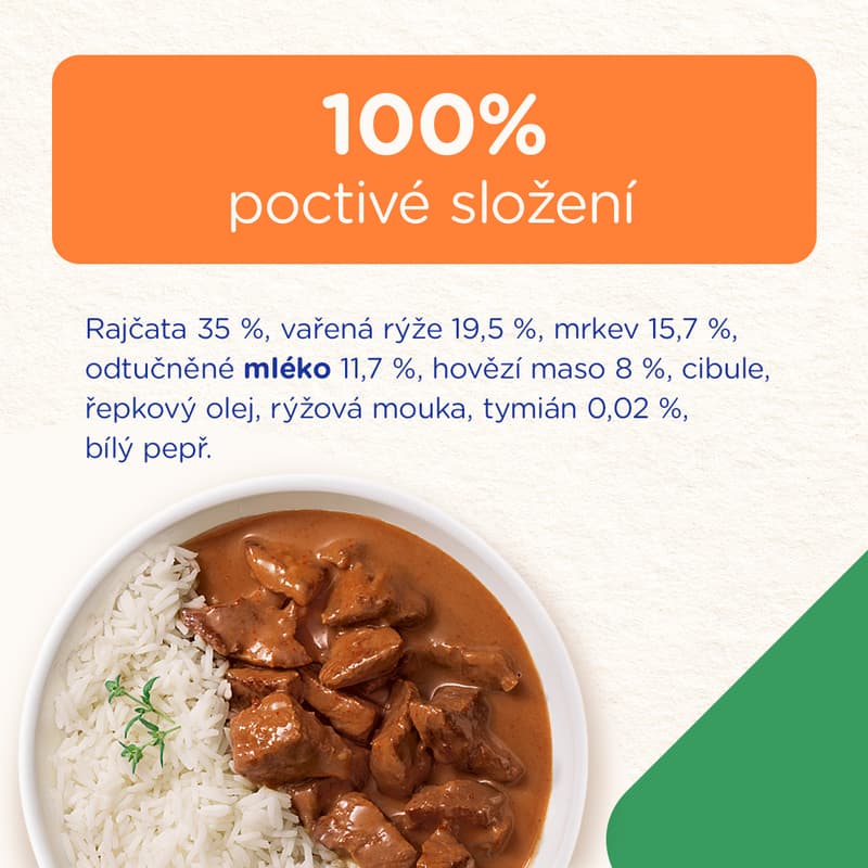 Sunar Příkrm stroganoff s hovězím a rýží