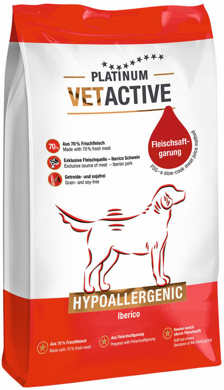 Platinum Natural VetActive Hypoallergenic granulované krmivo pro psy