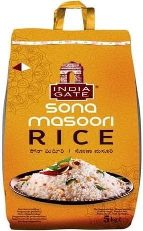 India Gate Sona Masoori Rice