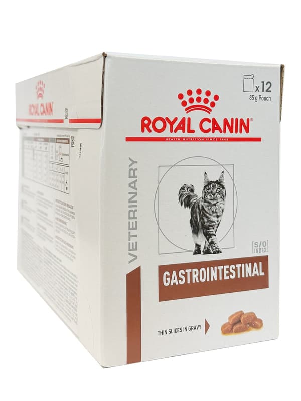 Royal Canin Gastrointestinal pouches for cats (12×85 g)