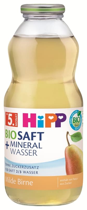 HiPP BIO Nápoj hruška s neperlivou pramenitou vodou
