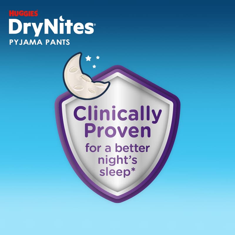 Huggies® DryNites Disposable Nighttime Panties for Boys M (17-30 kg)