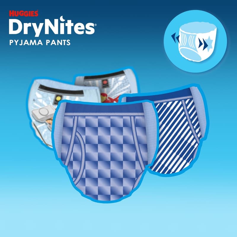 Huggies® DryNites Disposable Nighttime Panties for Boys M (17-30 kg)